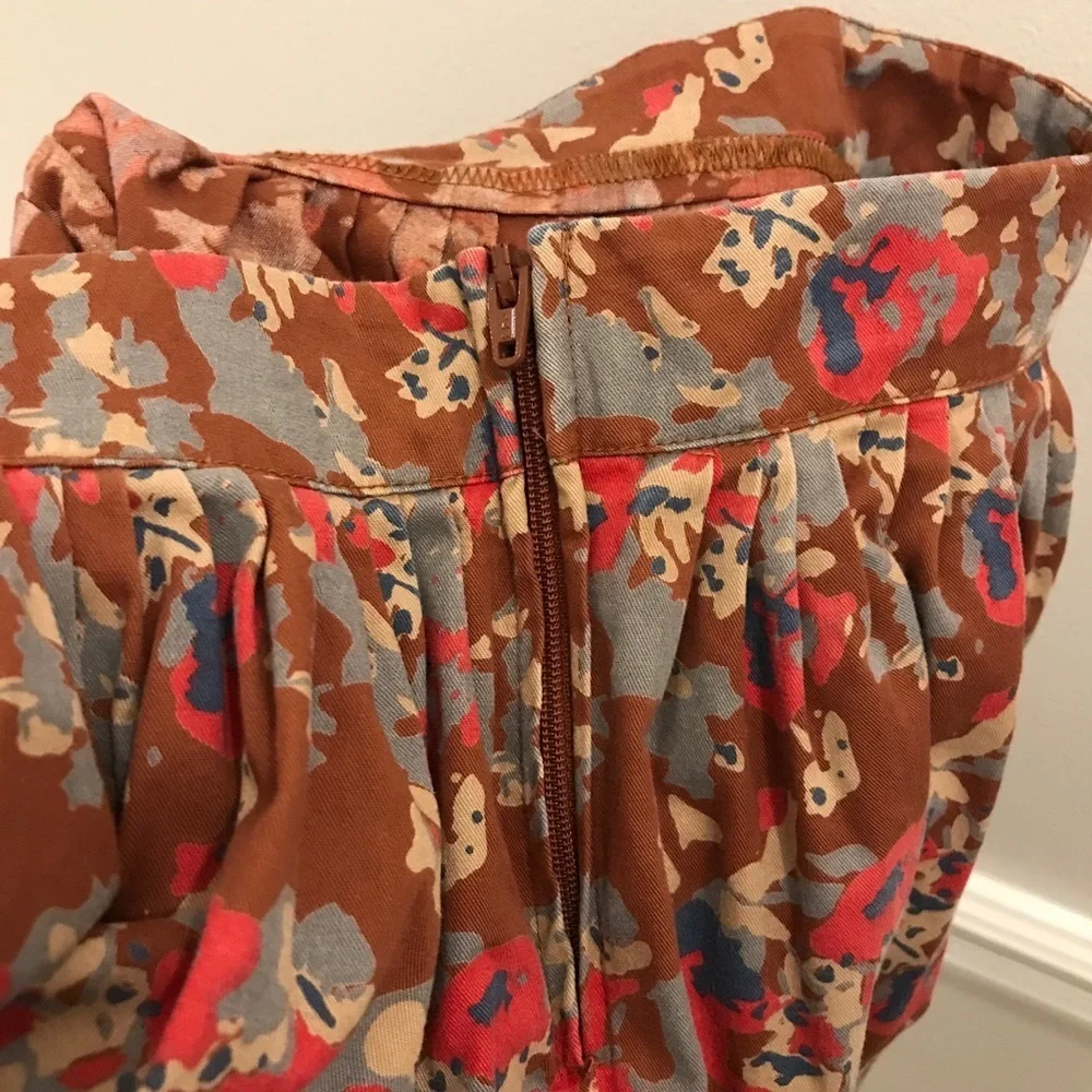 United Colors Of Benetton Circle Skirt XL floral
